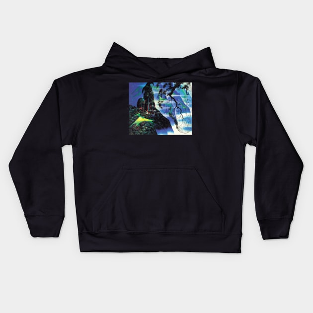 eyvind earle Kids Hoodie by QualityArtFirst